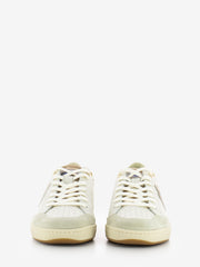 BLAUER - Sneakers Olympia W leather suede white / nude
