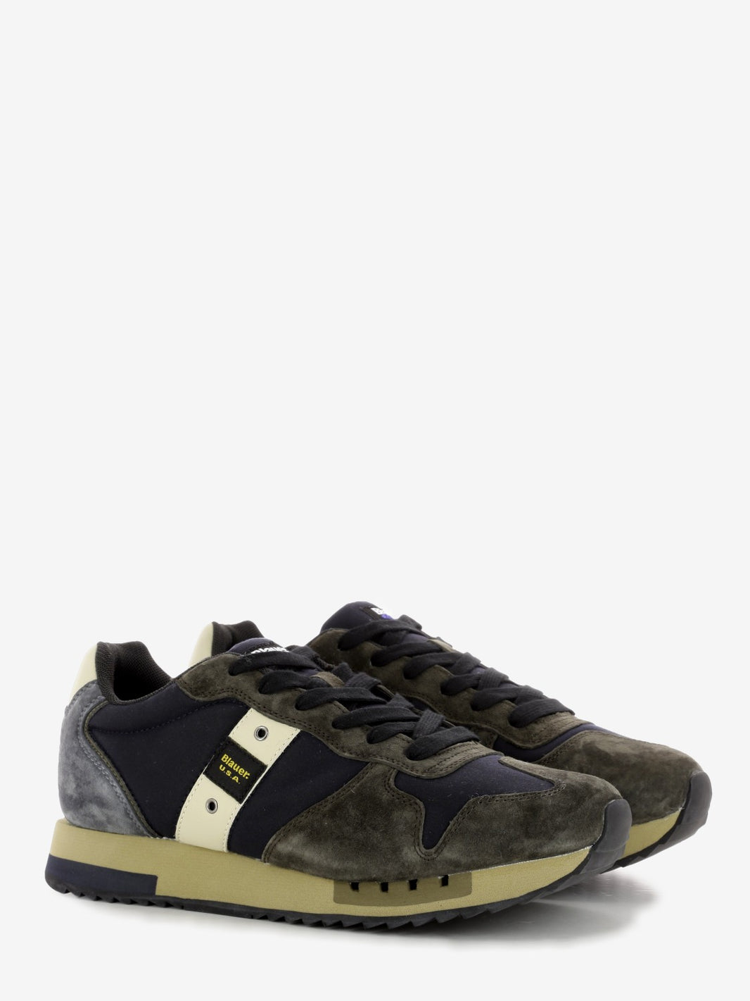 SNEAKERS NAVY/BROWN QUEENS01_NVY/BRW
