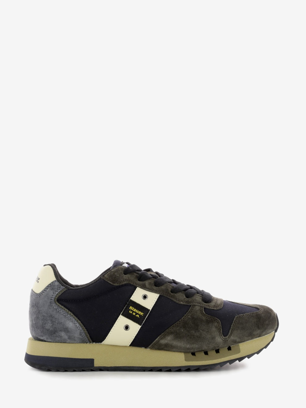 SNEAKERS NAVY/BROWN QUEENS01_NVY/BRW