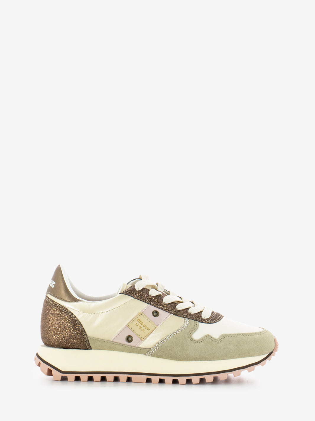 Millen cream / bronze running sneakers