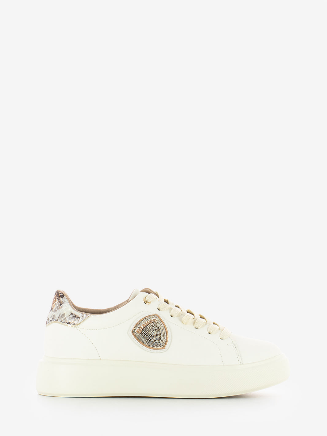 Venus 01 Cream / Python sneakers