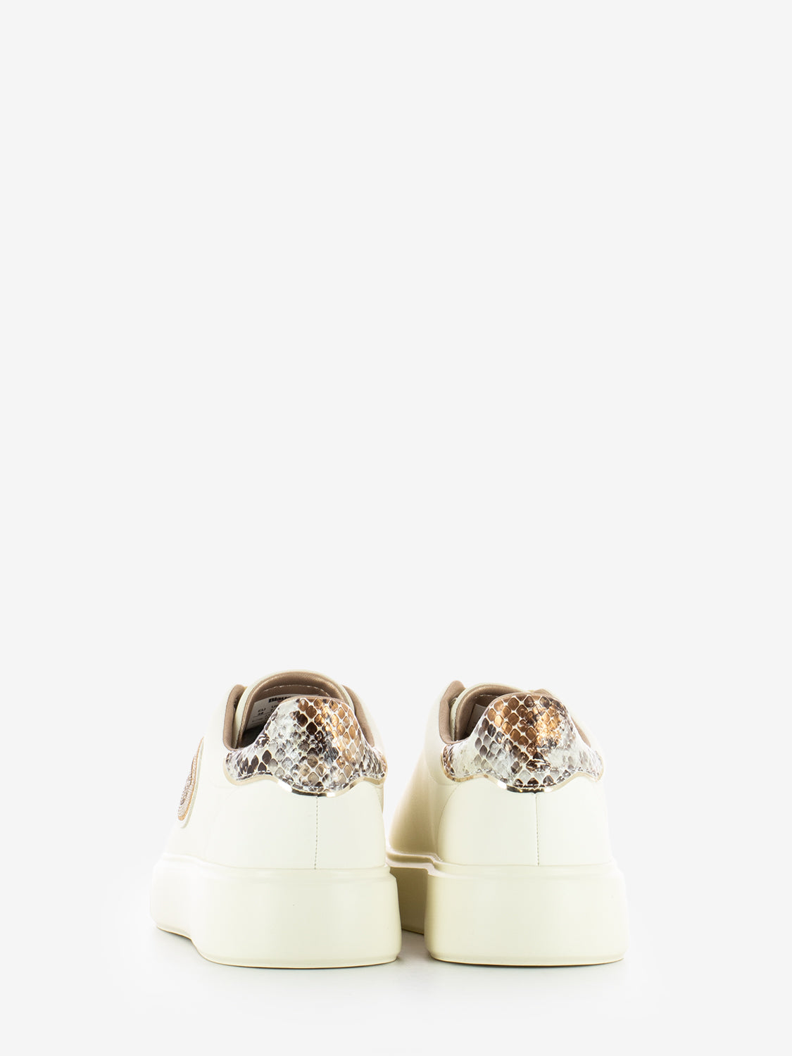 Venus 01 Cream / Python sneakers