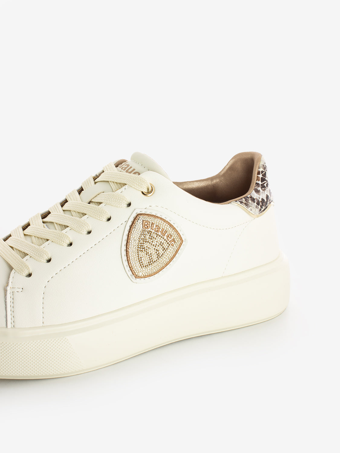 Venus 01 Cream / Python sneakers