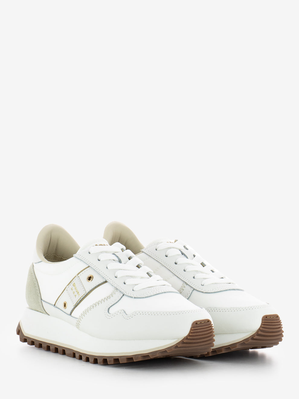 Sneakers W in nylon white / cream