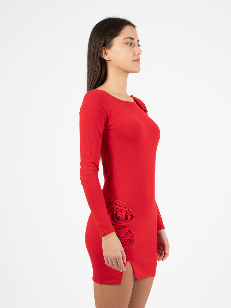 BLUGIRL - Abito maglia feel rouge