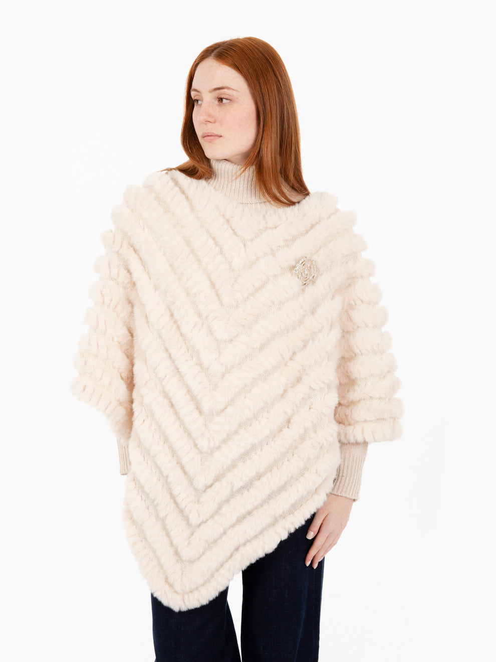 Soft poncho butter cream