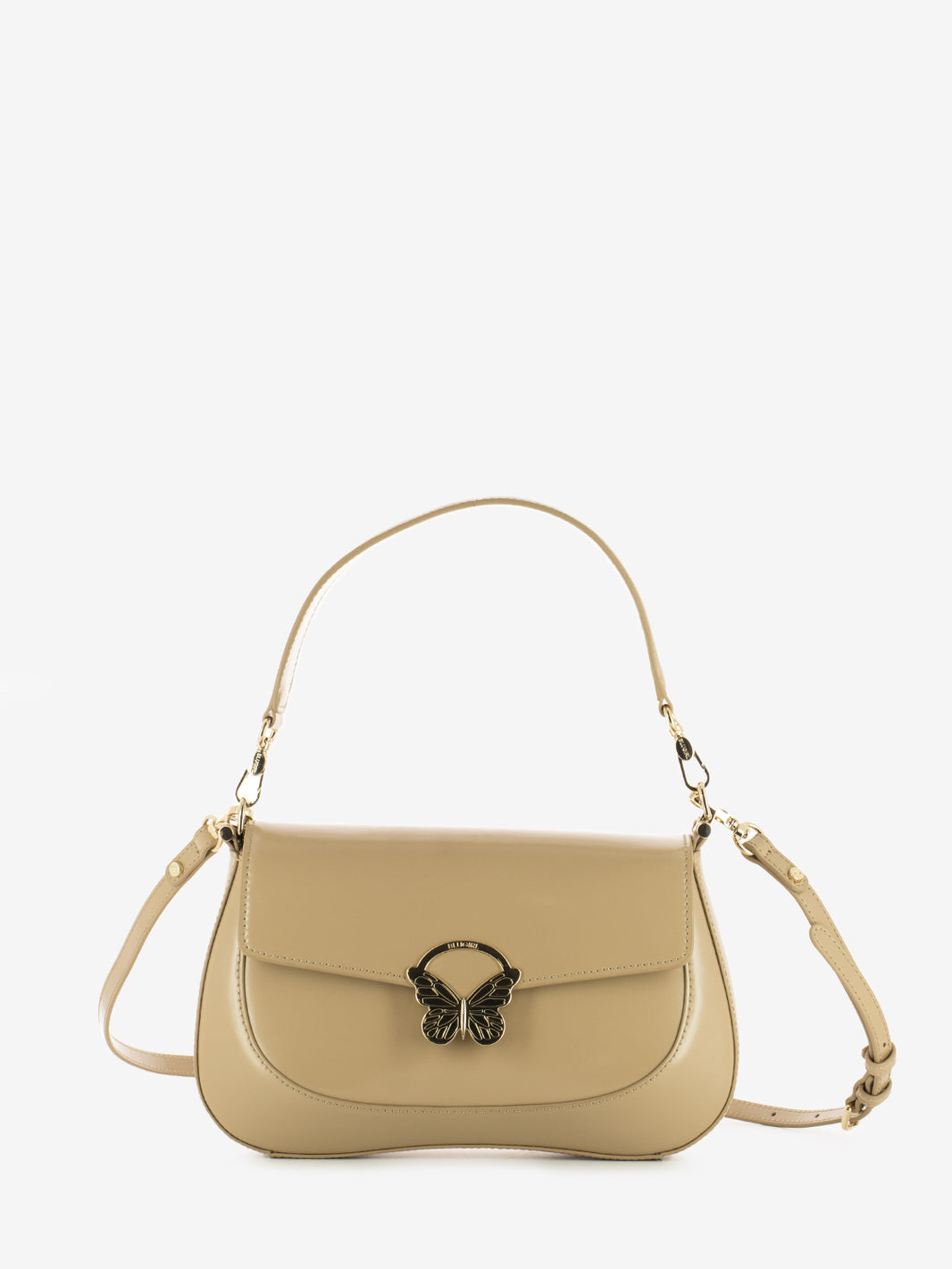 Medium cappuccino crossbody bag
