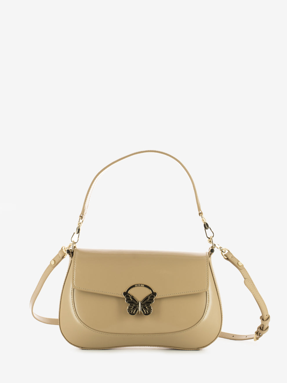Medium cappuccino crossbody bag