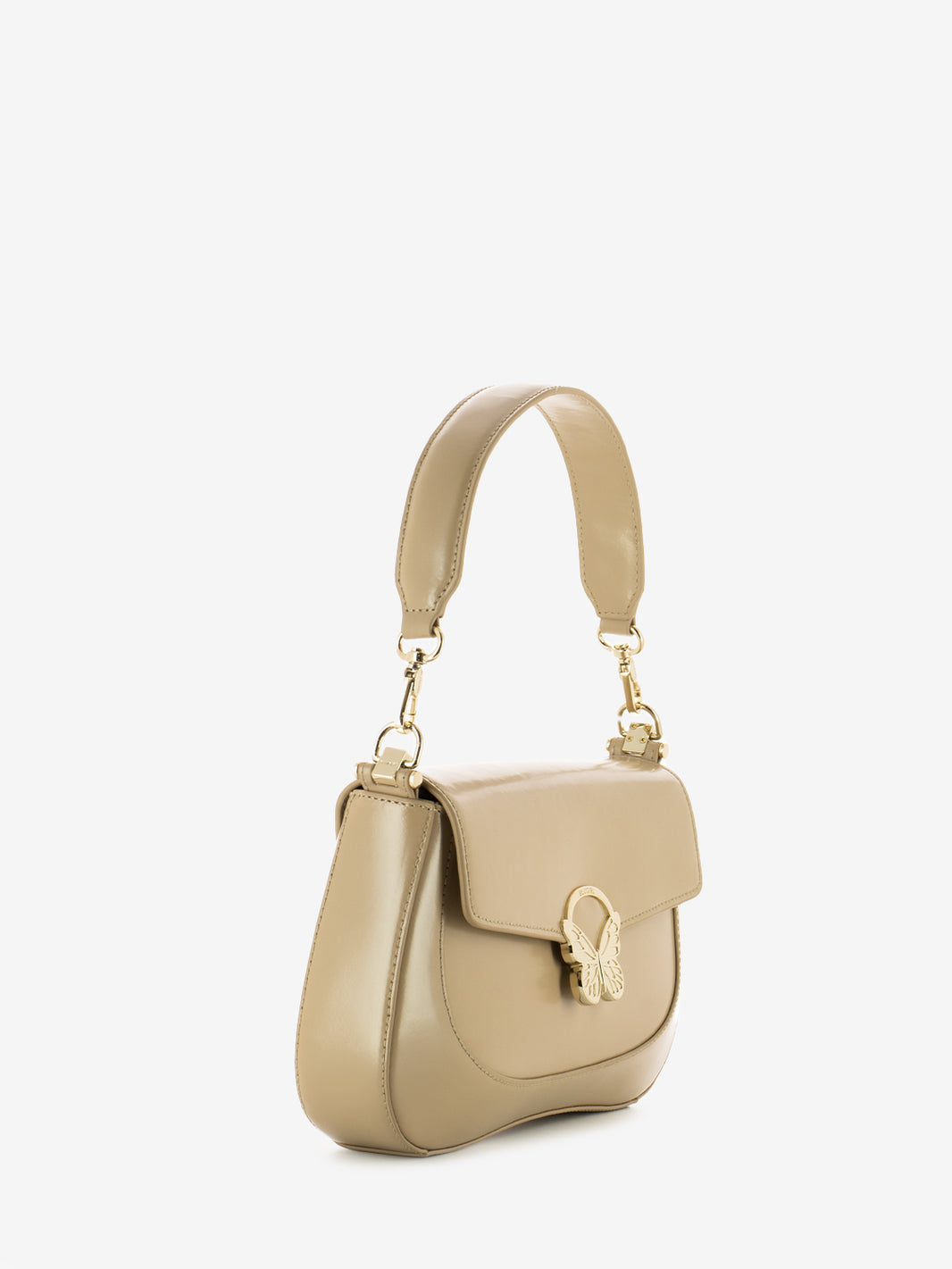 Medium cappuccino crossbody bag