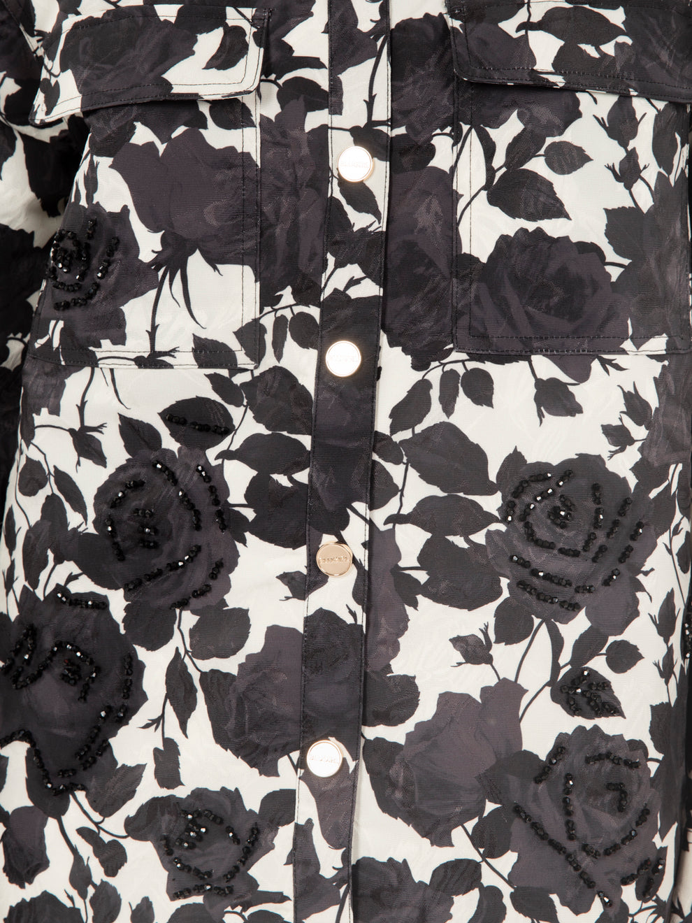Giacca Field jacquard rose bianco / nero