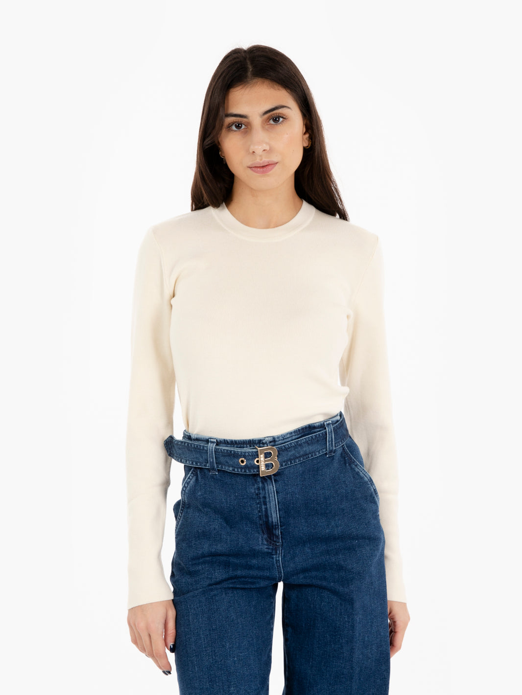 Buttercream Button Cuff Sweater