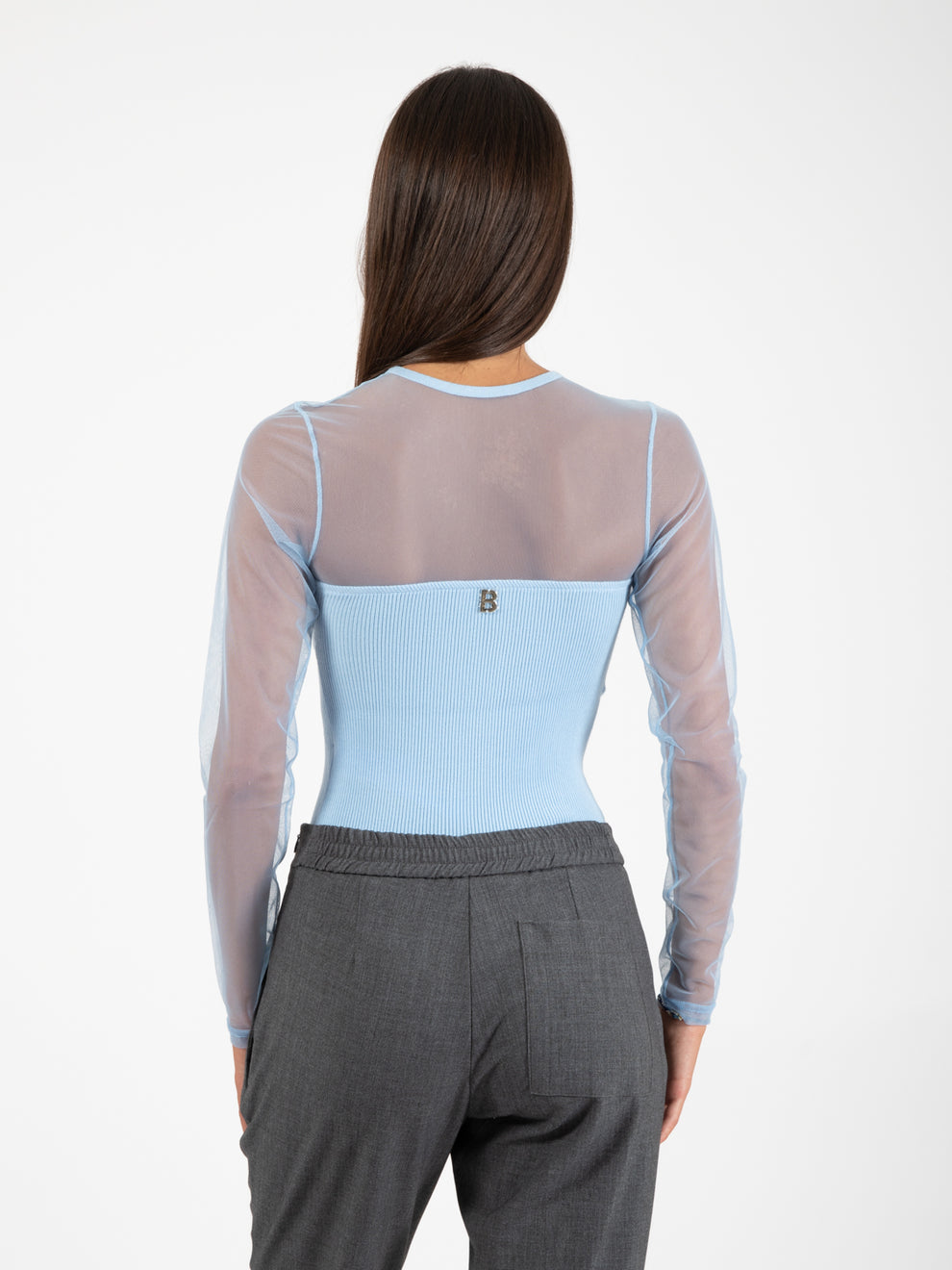 Wind surfer transparent sleeve shirt