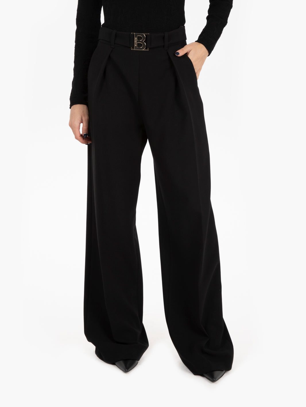 Black palazzo pants