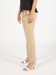 BLUGIRL - Pantaloni a sigaretta camel