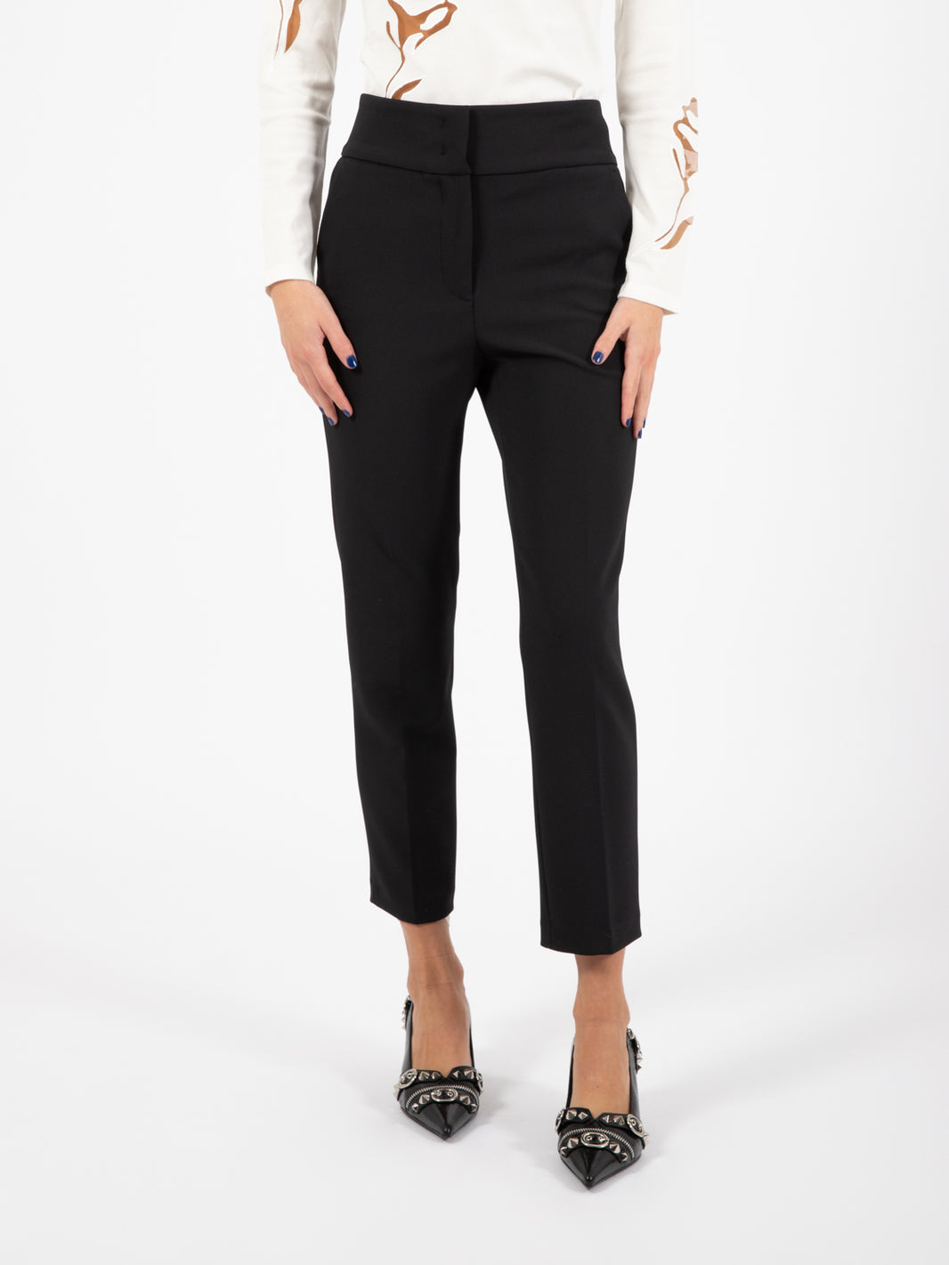 Black cigarette pants