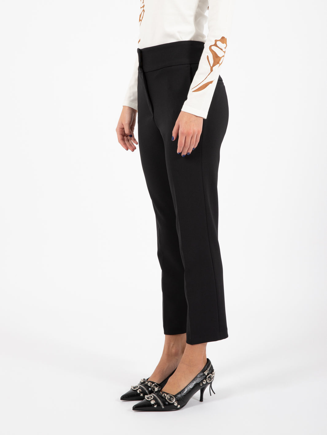 Black cigarette pants
