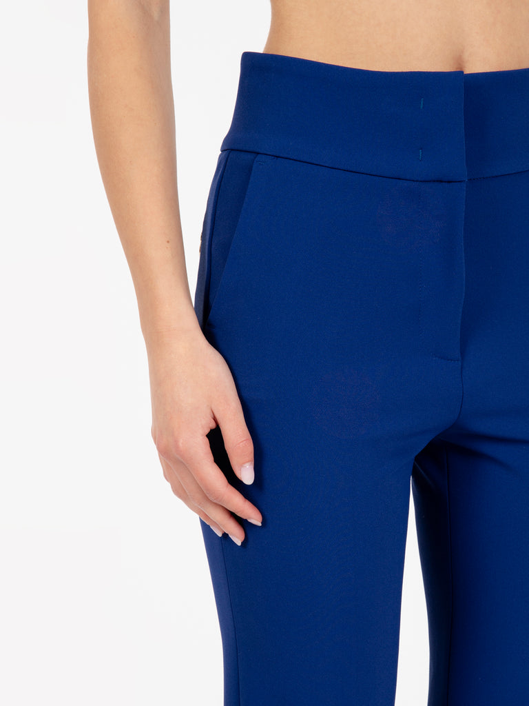 BLUGIRL - Pantaloni a sigaretta stretch ink blue
