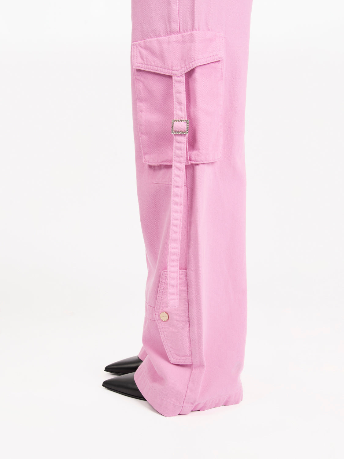 Pastel lavander cargo trousers