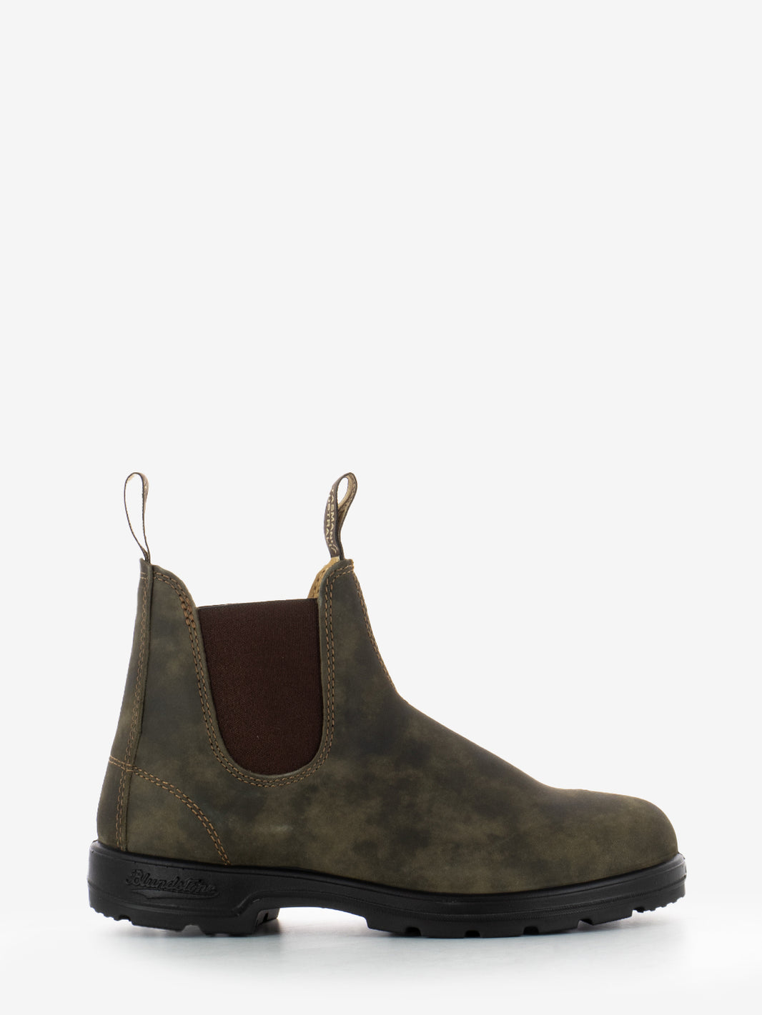 585 elastic sided boot rustic brown