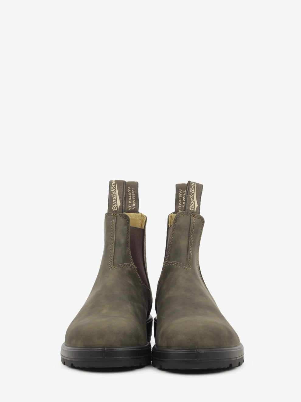 585 elastic sided boot rustic brown