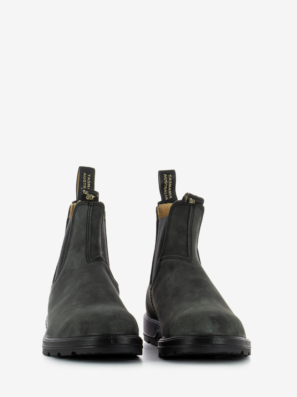 587 elastic sided boot rustic black