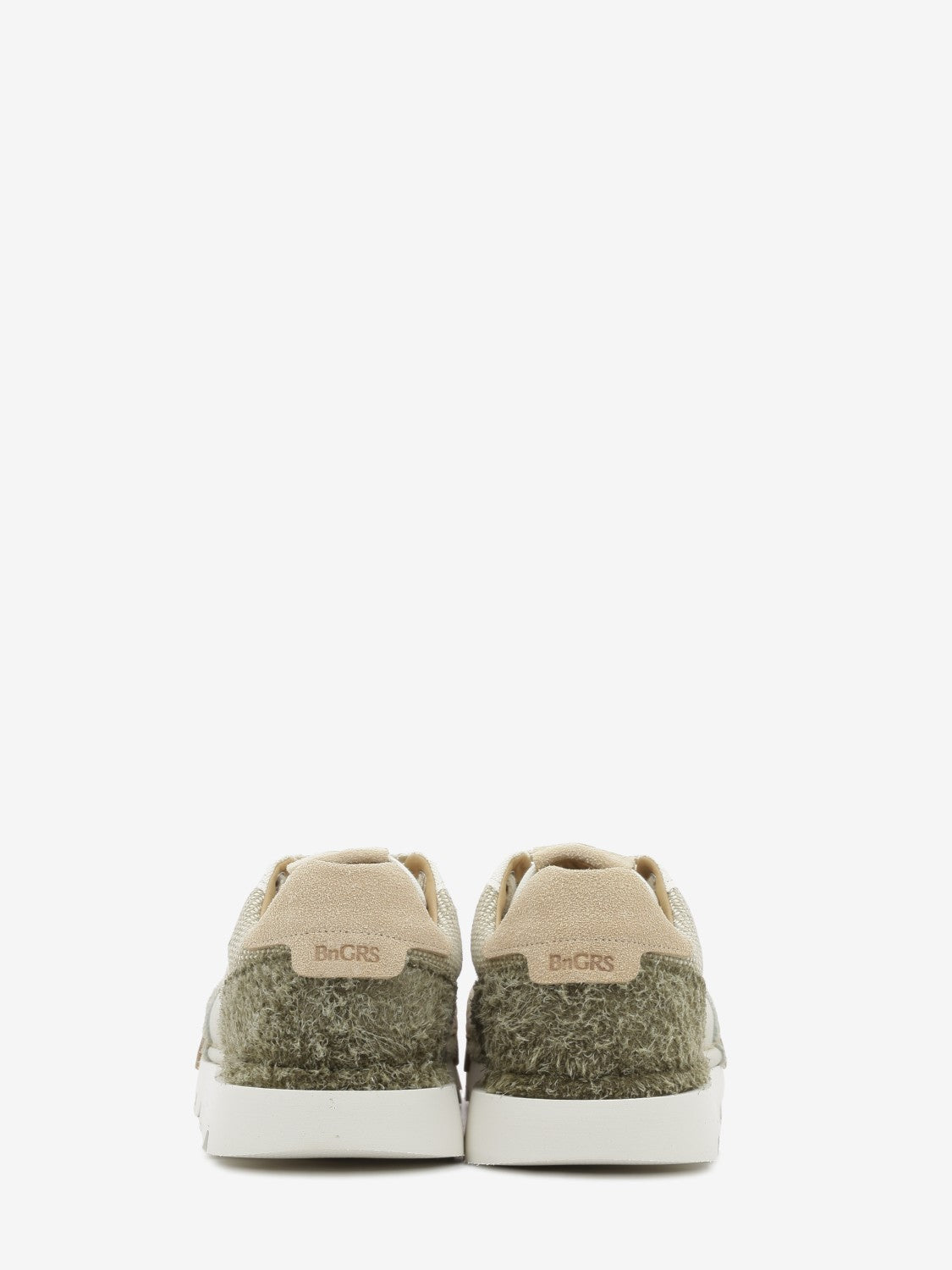 Beige canvas sneakers
