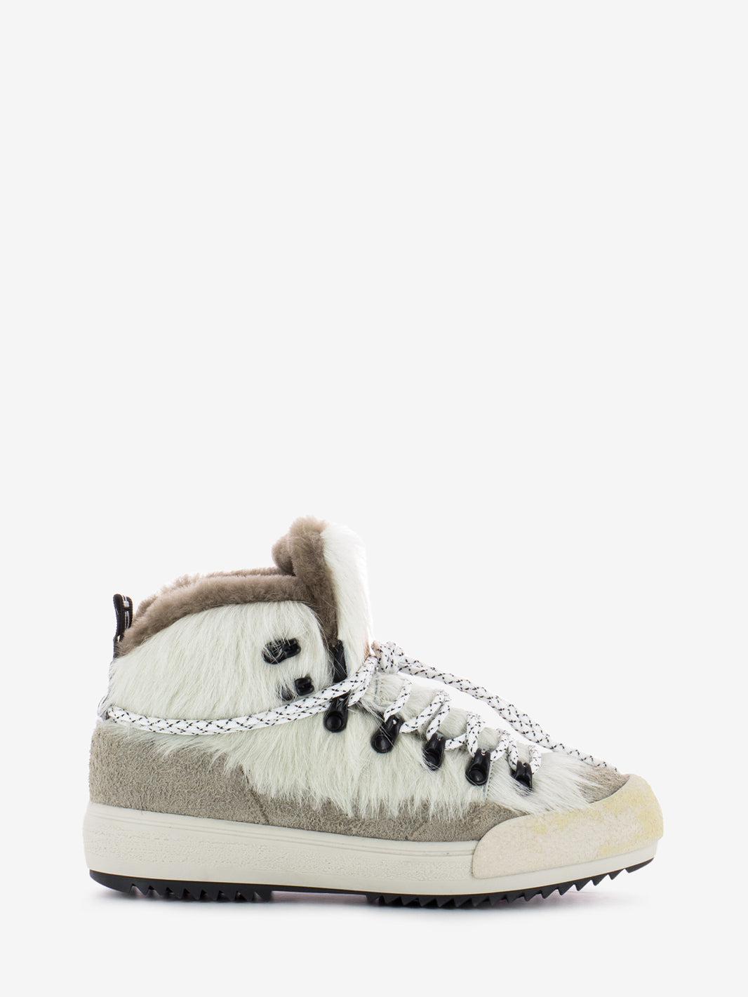 Sneakers La Yeti cavallino bianca / beige