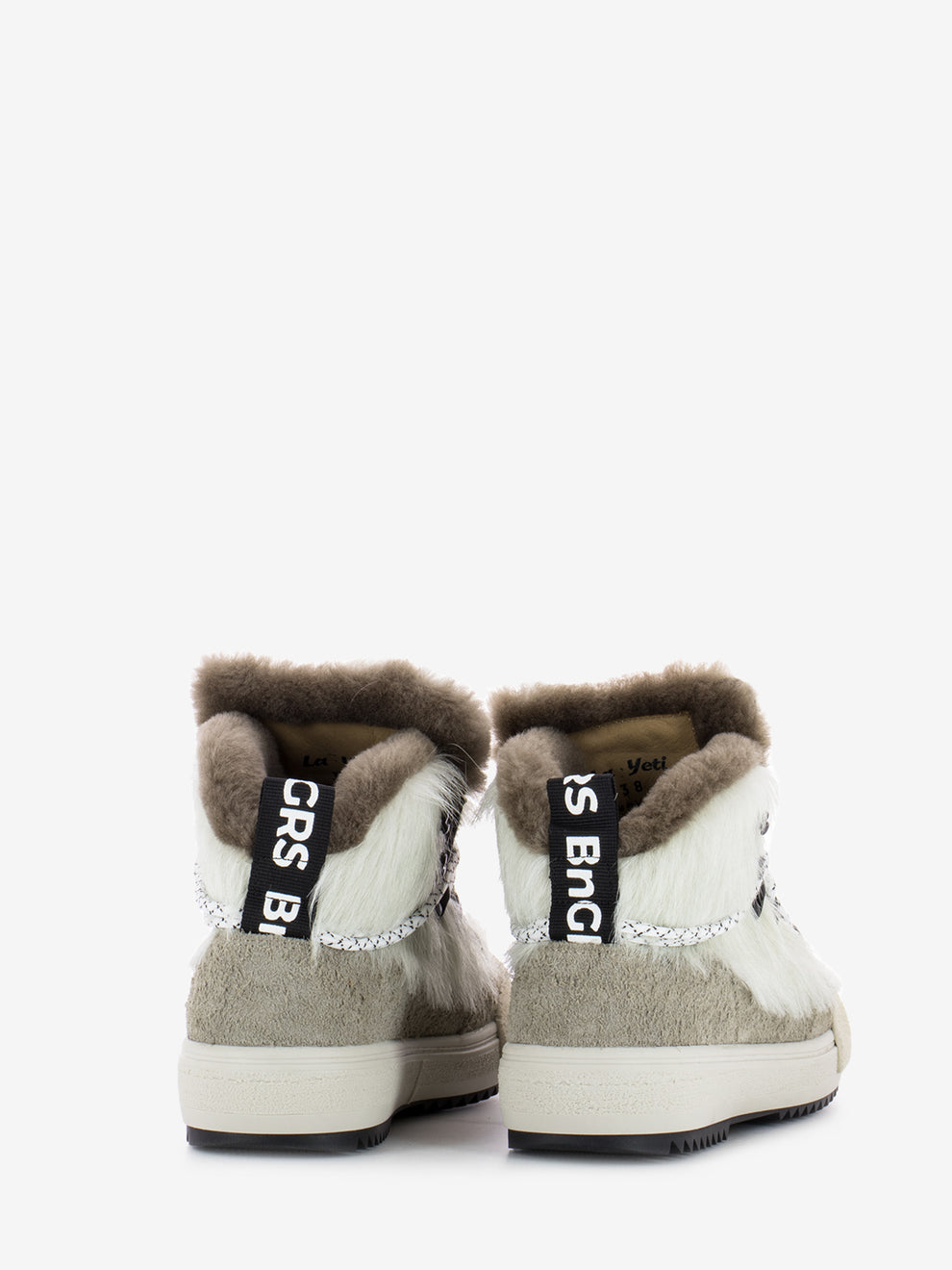 Sneakers La Yeti cavallino bianca / beige