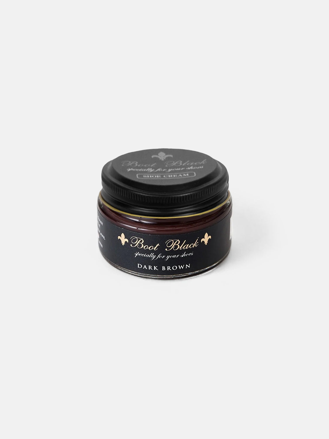 Shoe cream Jar dark brown