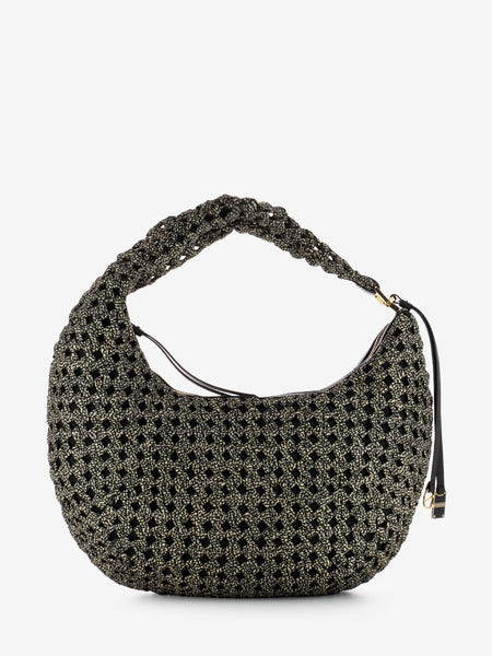 Borsa a spalla M Hobo naturale / nero