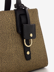 BORBONESE - Borsa bauletto Déjeuner naturale / nero