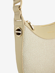 BORBONESE - Borsa hobo a spalla sabbia