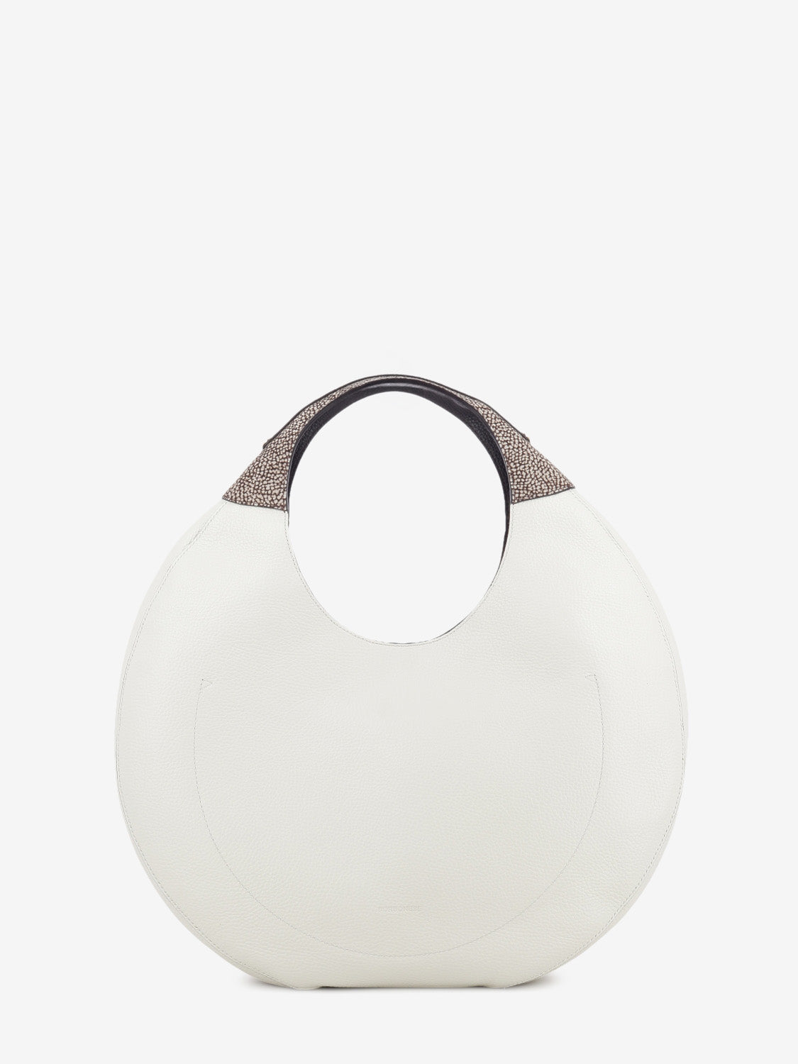 Large white hobo bag