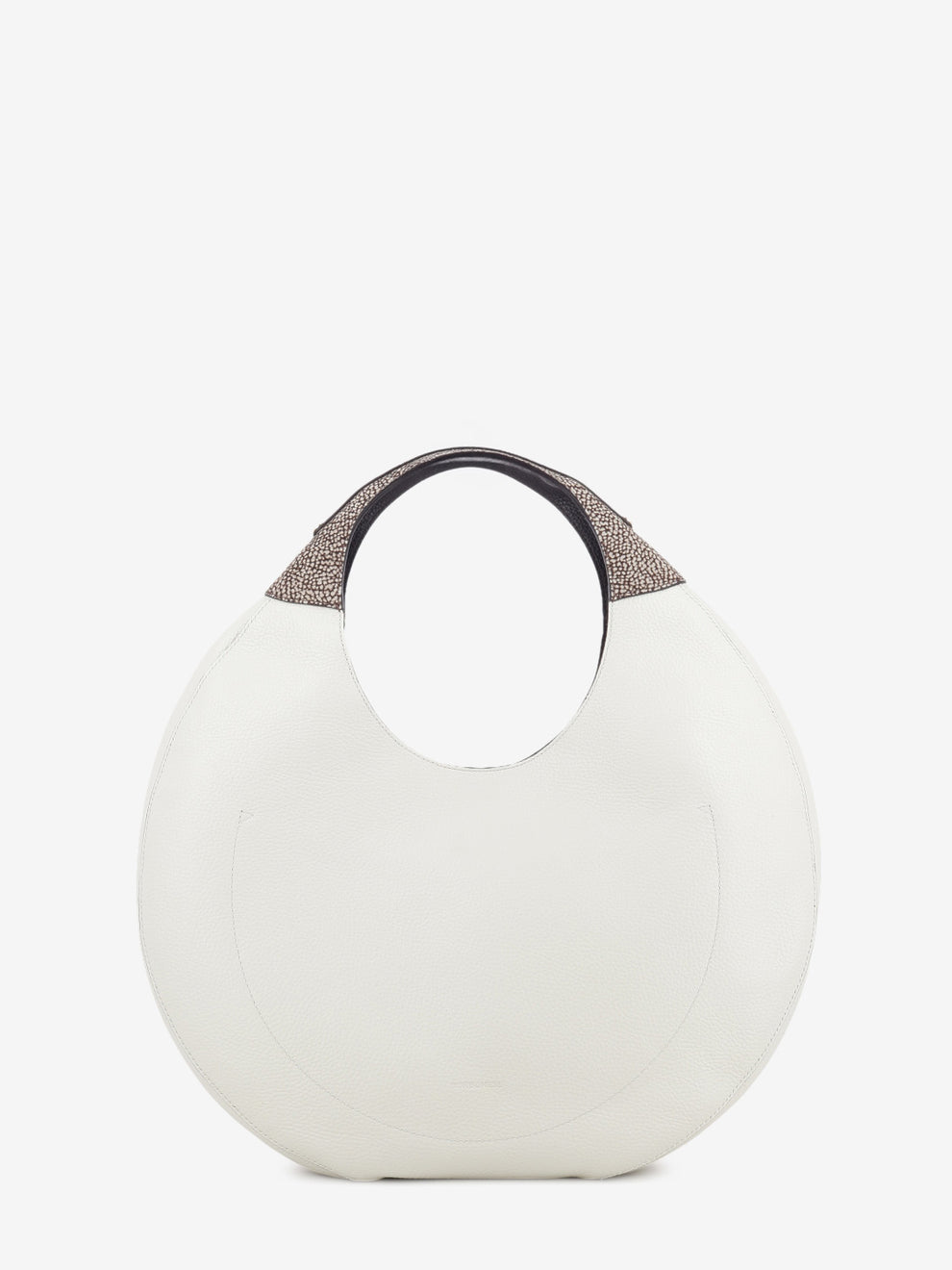 Large white hobo bag