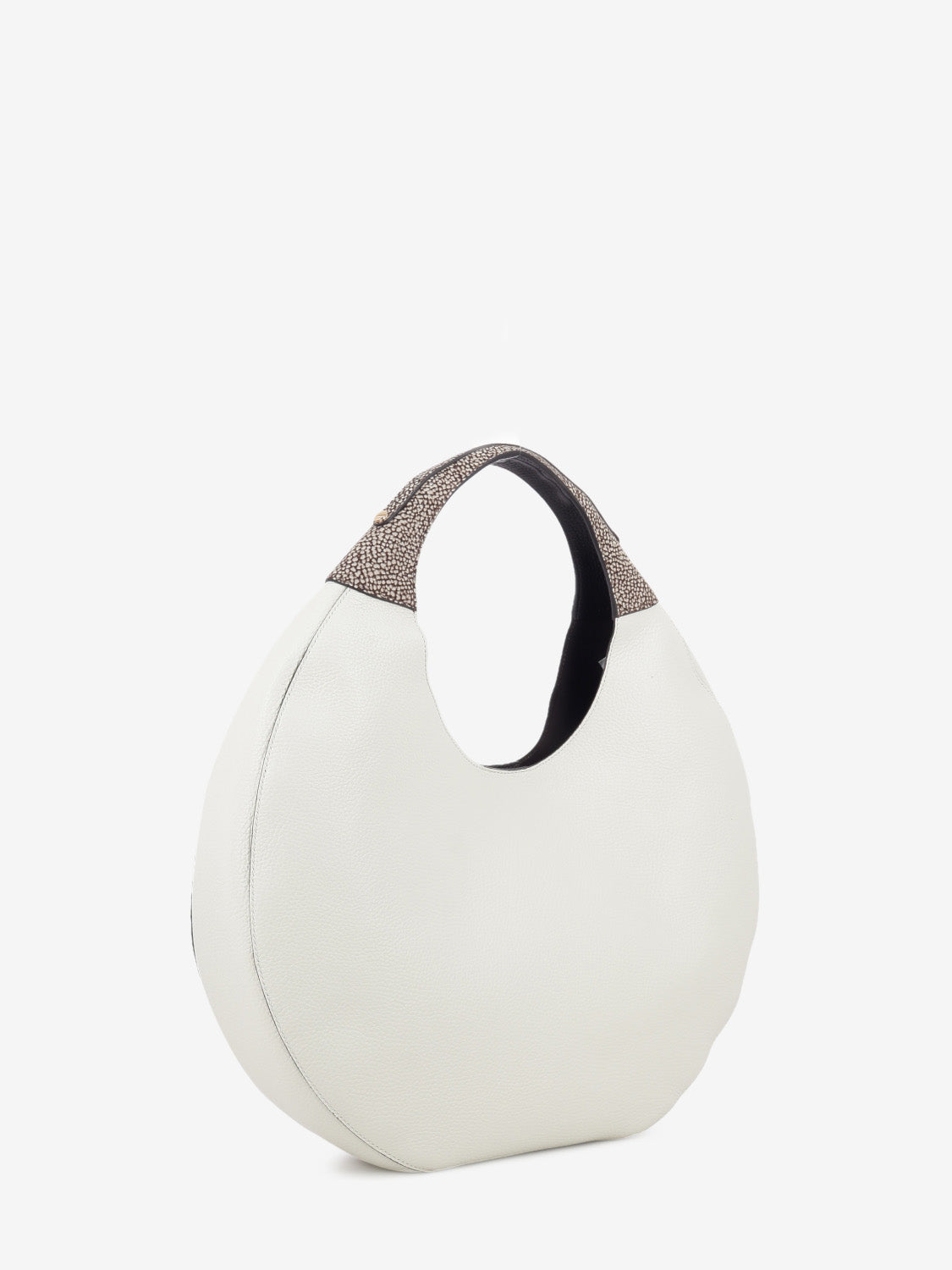 Large white hobo bag
