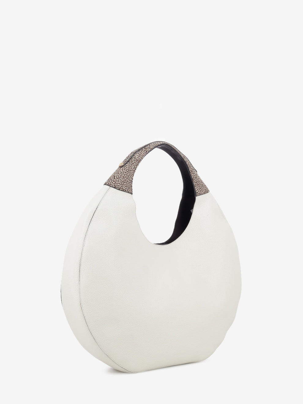 Large white hobo bag