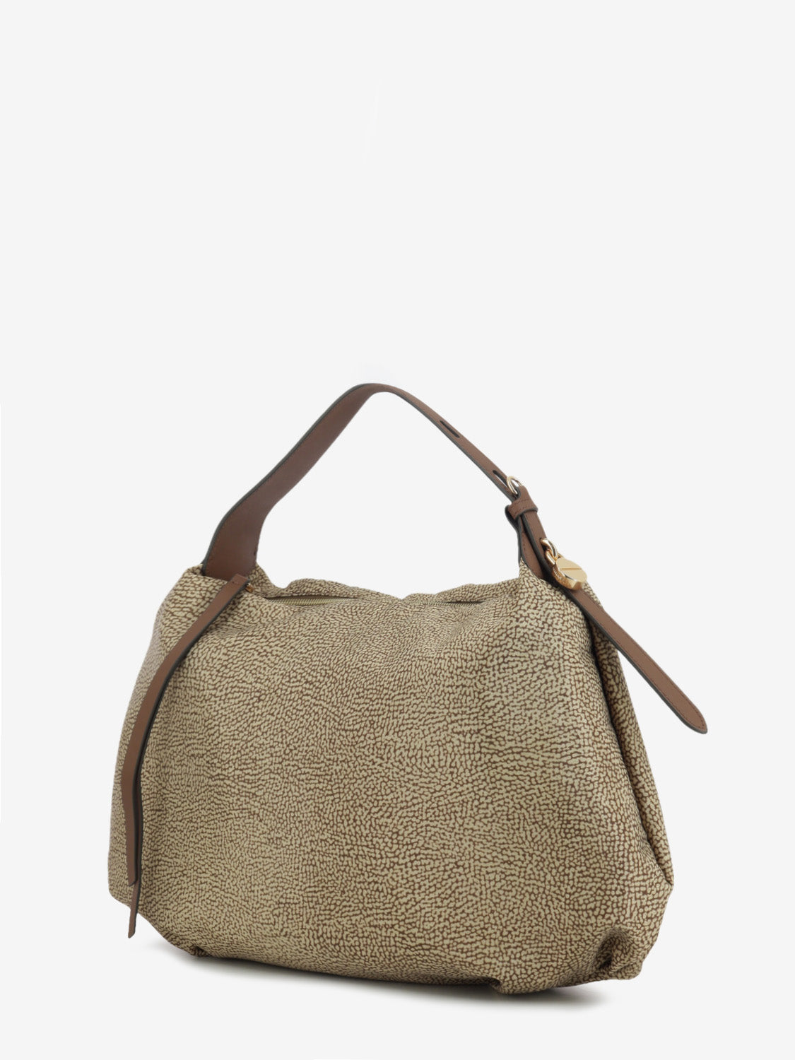 OP beige / brown medium hobo bag