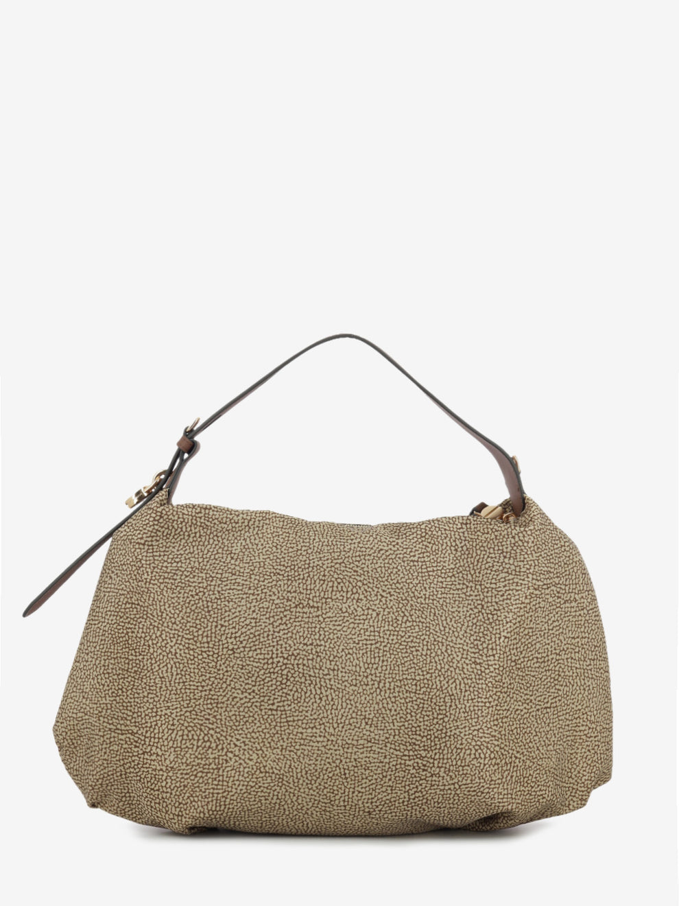OP beige / brown medium hobo bag