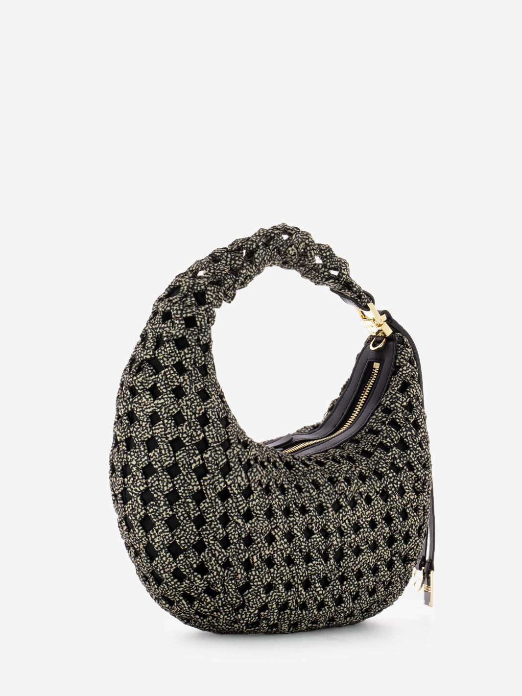 OP Mini Hobo Bag Natural / Black
