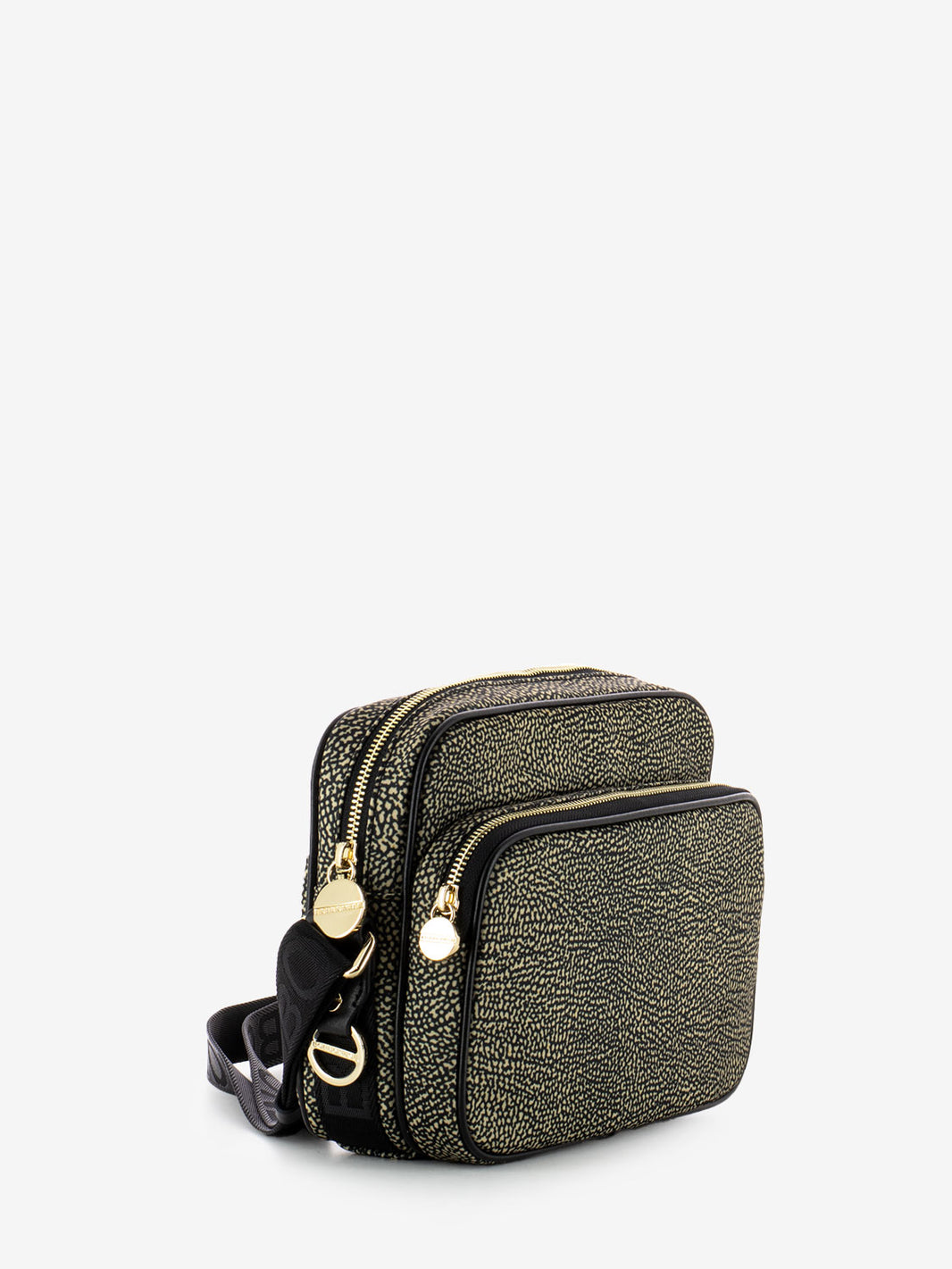 Camera bag M OP print natural / black
