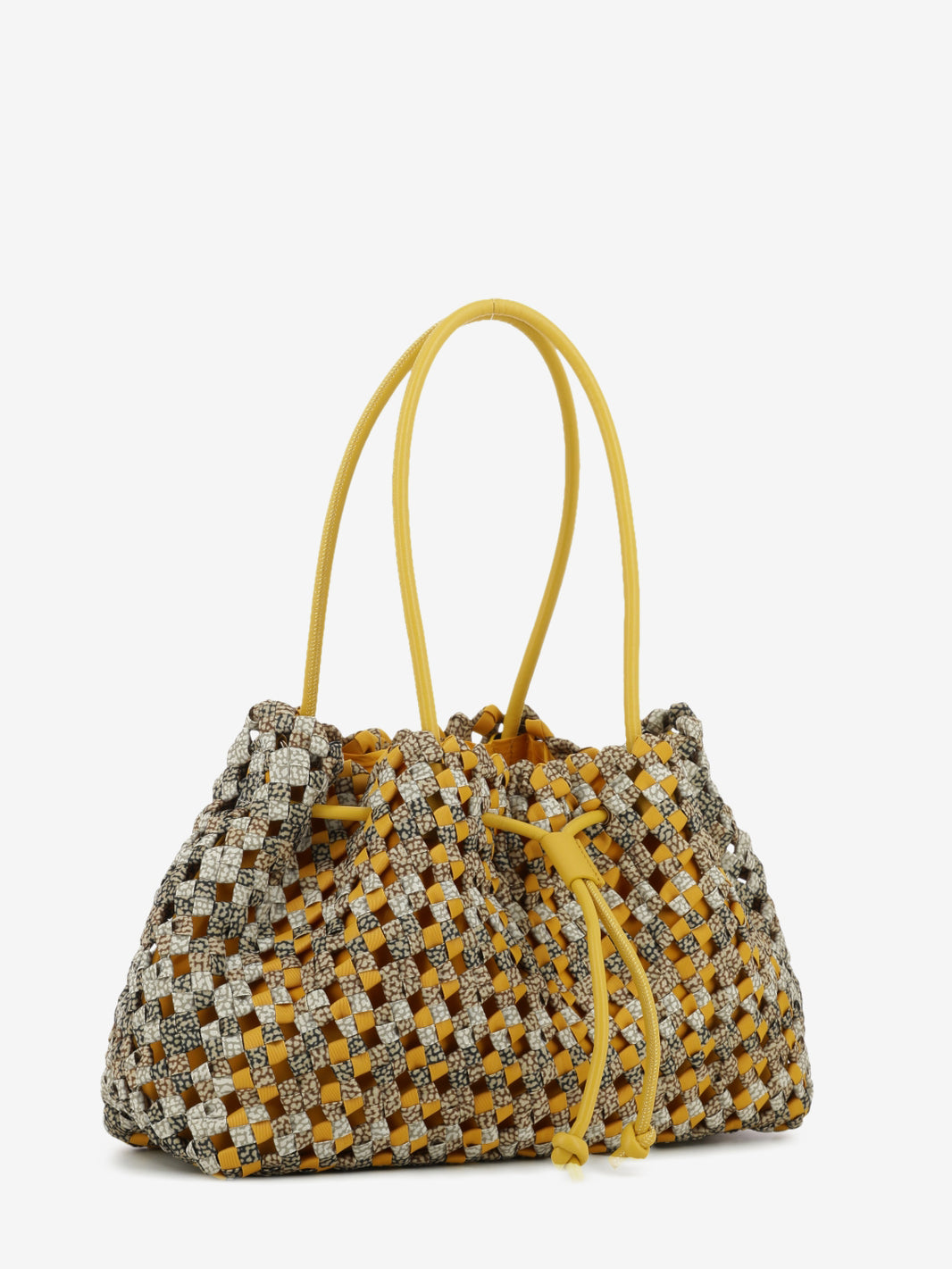 La Nido borsa shopping medium op / saffron