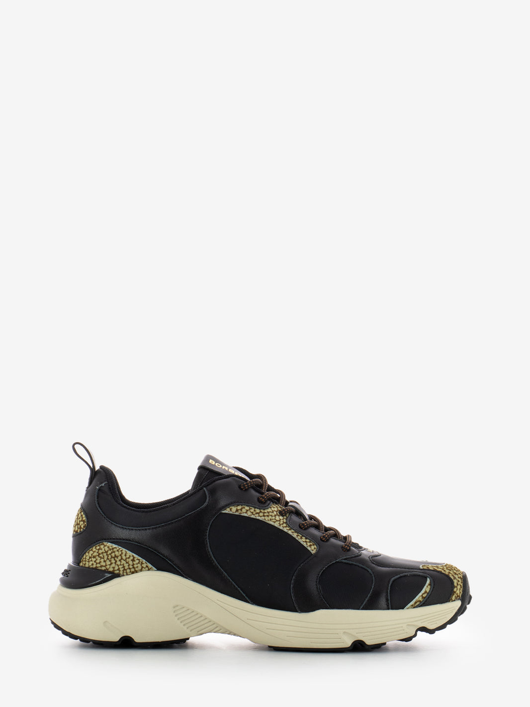 Sneakers running nero / op naturale