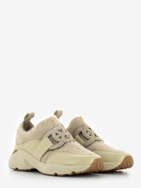 Sneakers running sabbia / mushroom