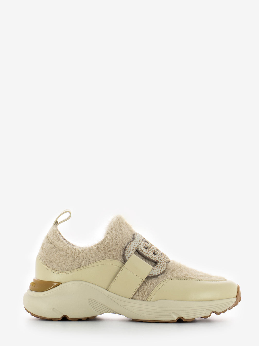 Sneakers running sabbia / mushroom