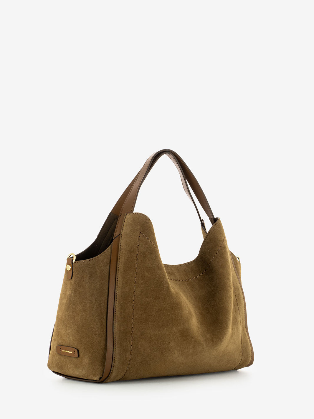 Borsa Serena in suede cuoio