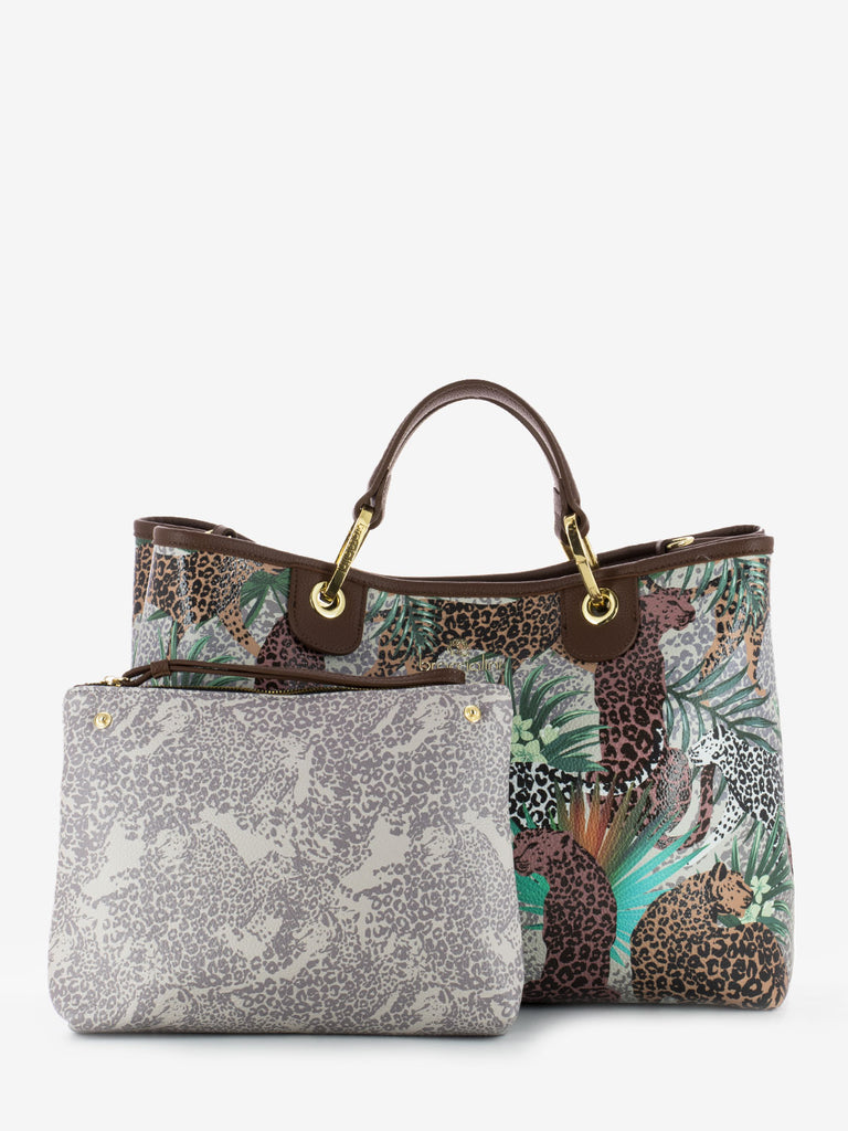 BRACCIALINI - Borsa a mano Beth Special leopardi multicolor