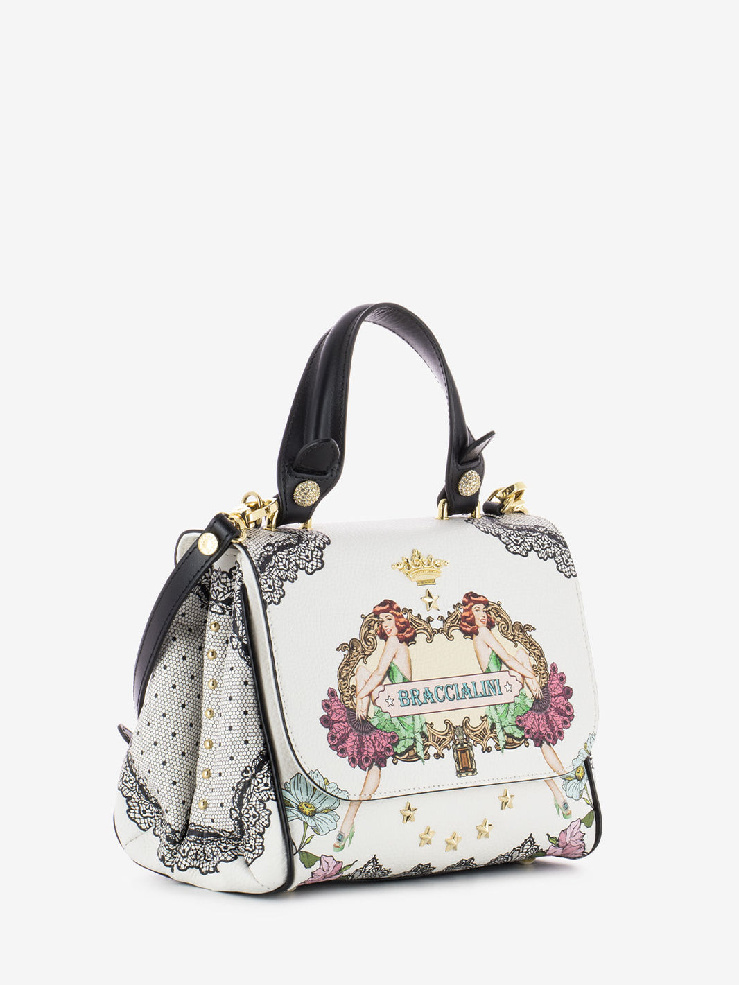 Borsa a mano Iris white