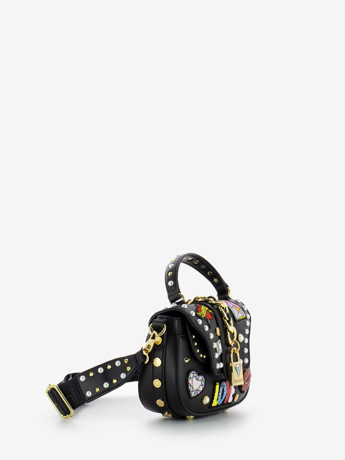 Borsa a mano Rock nero