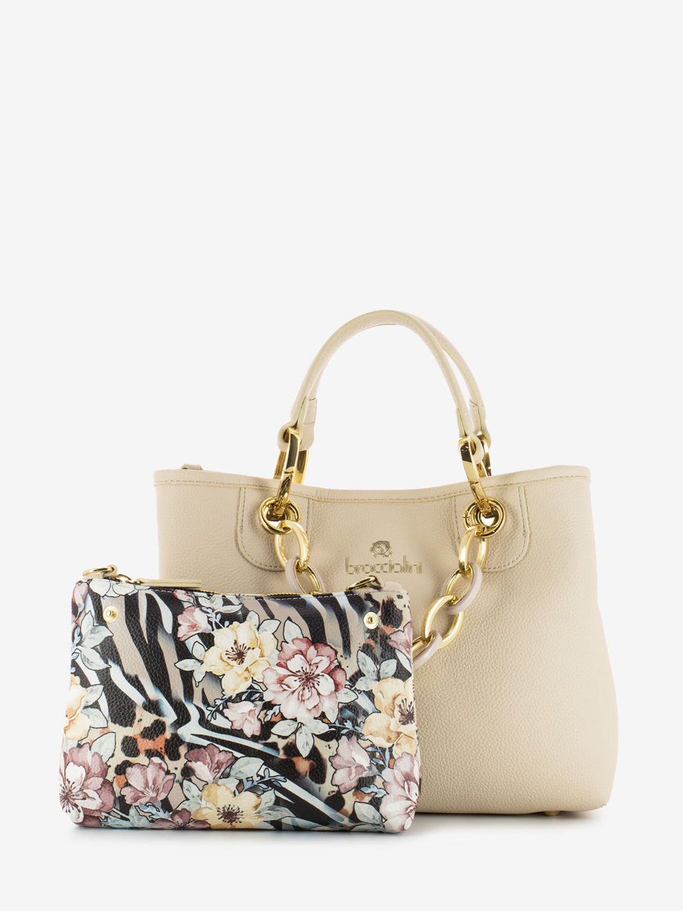 Borsa a mano small Beth beige