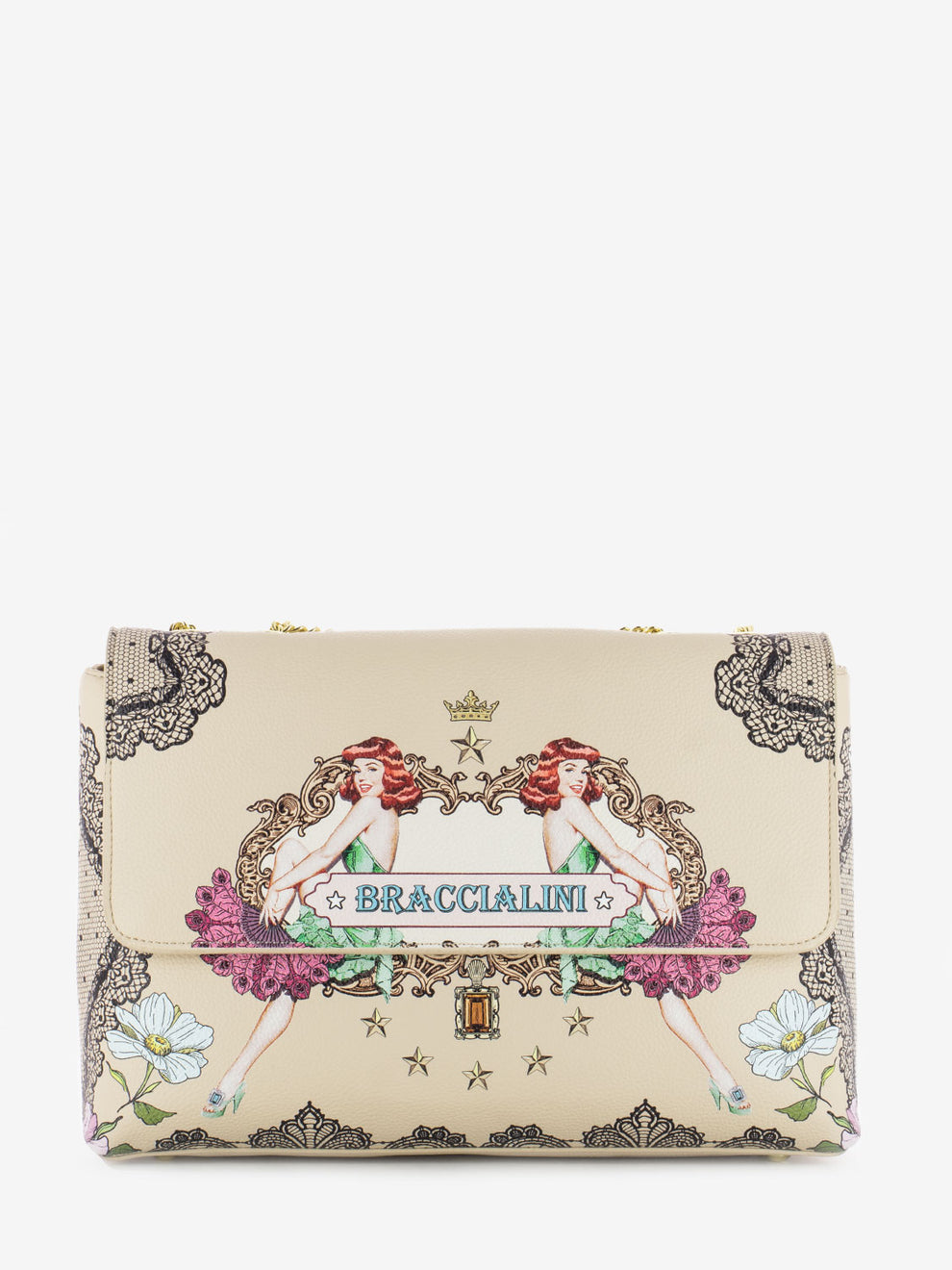 Borsa a spalla Britney beige